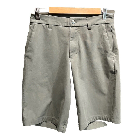 Lululemon Green Men's Commission Short Relaxed Warp Shorts Size 28 - Picture 1 of 5